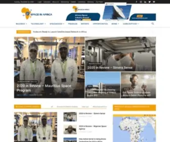 Africanews.space(Space in Africa) Screenshot