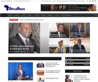 Africanewsrdc.net(AfricaNews RDC) Screenshot