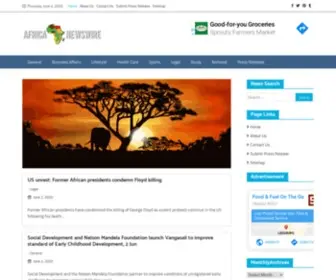 Africanewswire.za.com(News) Screenshot