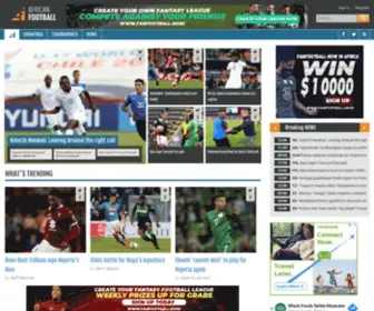 Africanfootball.com(Results and fixtures and more) Screenshot