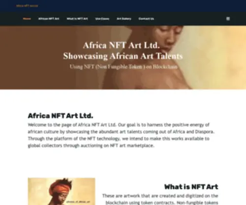 Africanftart.site(Africanftart site) Screenshot
