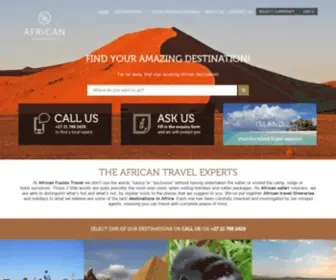 Africanfusiontravel.com(African Fusion Travel) Screenshot