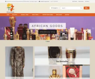 Africangoods.de(Der Online Afro Shop) Screenshot