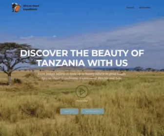 Africanheart.com(Discover the beauty of Tanzania) Screenshot