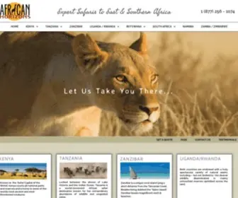 Africanhorizons.com(Expert Safaris and Tours to Africa) Screenshot