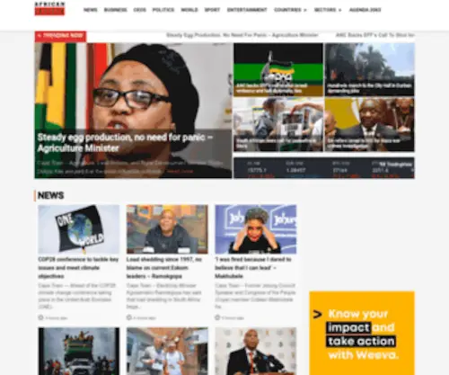 Africaninsider.com(African politics) Screenshot