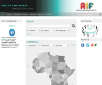 Africanlawlibrary.net(African Law Library) Screenshot