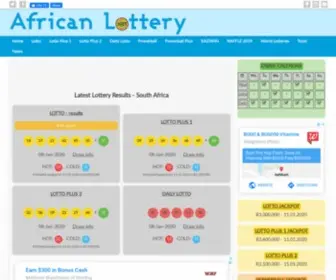 Africanlottery.net Screenshot
