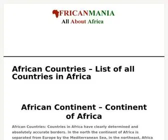 Africanmania.com(African Countries) Screenshot