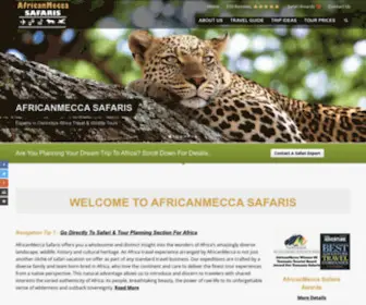 Africanmeccasafaris.com(AfricanMecca Safaris) Screenshot