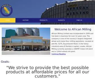 Africanmillingzambia.com(African Milling Zambia) Screenshot