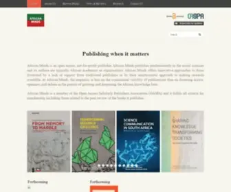 Africanminds.co.za(African Minds is an open access) Screenshot