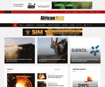 Africanminingmarket.com(Connecting Suppliers and Buyers) Screenshot
