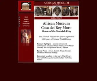 Africanmuseumsandiego.com(African Museum) Screenshot