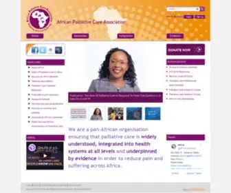 Africanpalliativecare.org(We are a pan) Screenshot