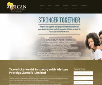 Africanprestigelimited.com(Travel & Tourism Company) Screenshot