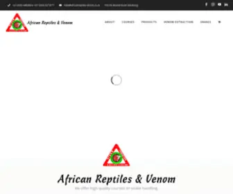 Africanreptiles-Venom.co.za(Africanreptiles Venom) Screenshot