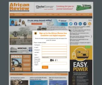 Africanreview.com(African Review) Screenshot