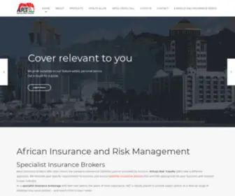 Africanrisktransfer.com(African Risk Transfer) Screenshot