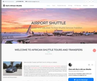 Africanshuttle.com(Shuttle services) Screenshot