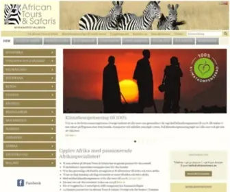 Africantours.se(Safariresor till Afrika) Screenshot
