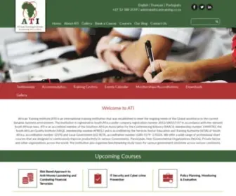 Africantraining.co.za(Professional Short Courses) Screenshot