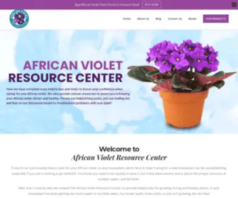 Africanvioletresourcecenter.com(African Violet Resource Center) Screenshot