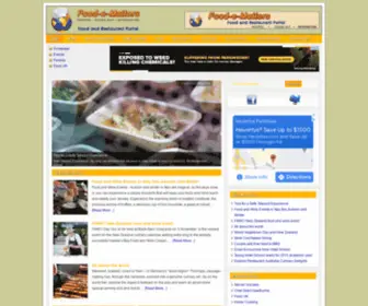 Africanvolcano.com(Food and Restaurant Information) Screenshot