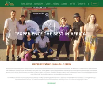 Africanwanderlustadventures.net(Tour Operators in Arusha Tanzania Organizing Tour in East Africa) Screenshot