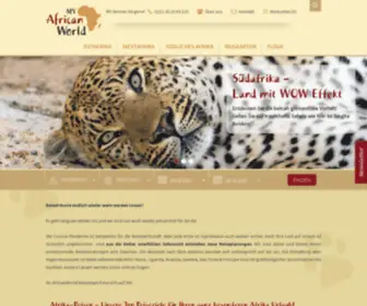 Africanworld.de(Entdecken Sie Afrika) Screenshot