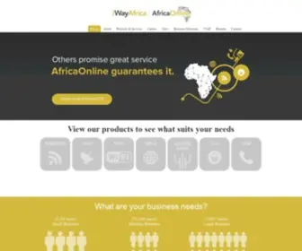 Africaonline.co.ke(I Way Africa) Screenshot