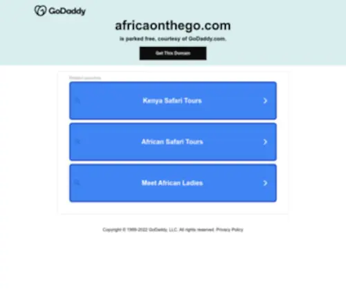 Africaonthego.com(Africaonthego) Screenshot