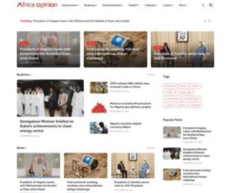 Africaopinion.com(Africa Opinion) Screenshot