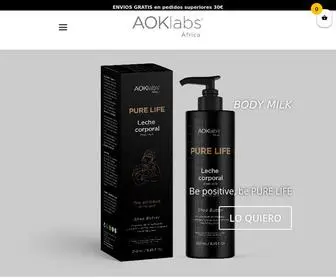 Africaourokarite.com(África Ouro Karité) Screenshot