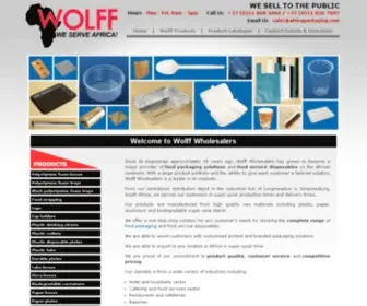 Africapackaging.com(Wolff Wholesalers) Screenshot