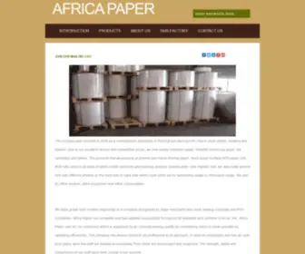 Africapaper.co.za(Fax rolls thermal rolls till rolls 2 ply rolls manufacturers distributors o) Screenshot