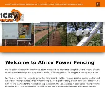 Africapowerfencing.co.za(Africa Power Fencing) Screenshot