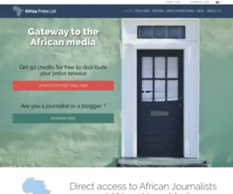 Africapresslist.com(Africa Press List) Screenshot