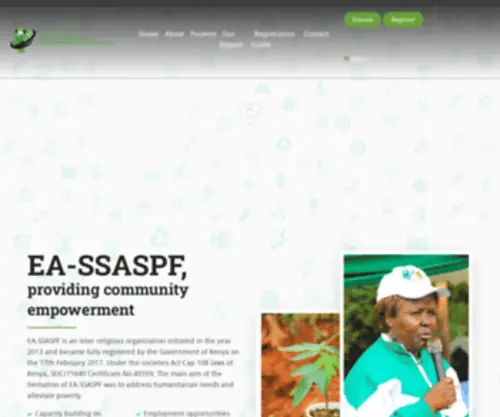 Africapromotionsfoundation.org(Ssaspf) Screenshot