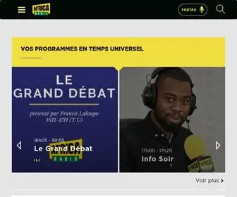 Africaradio.com(Africa Radio) Screenshot