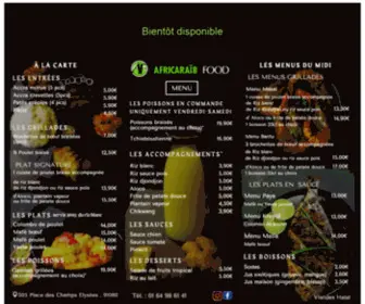 Africaraibfood.fr(Africaraibfood) Screenshot