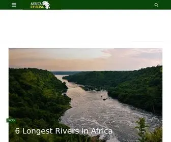 Africaranking.com(Africa Ranking) Screenshot