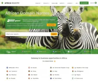 Africaregistry.com(Africa Registry) Screenshot