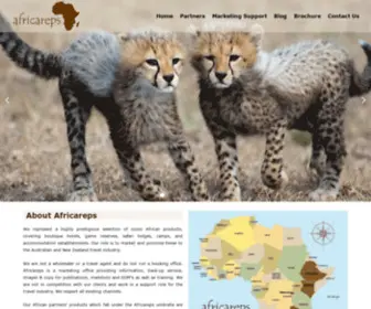 Africareps.com.au(Africa Travel Industry Representation) Screenshot