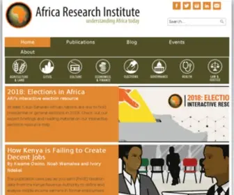Africaresearchinstitute.org(Africa Research Institute) Screenshot