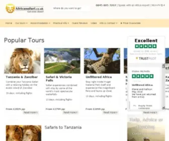 Africasafari.co.uk(Safari) Screenshot