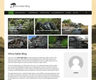 Africasafariblog.com(Africa Safari Blog) Screenshot