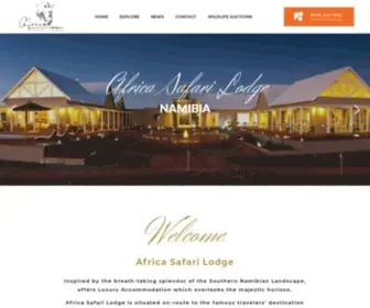 Africasafarilodge.com.na(Africa Safari Lodge) Screenshot