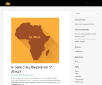 Africasnextpresident.org(Africa's Next President) Screenshot