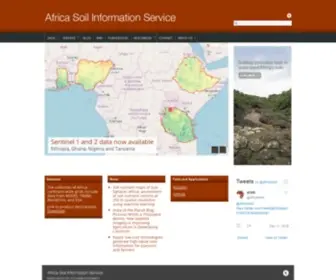 Africasoils.net(The Africa Soil Information Service (AfSIS)) Screenshot